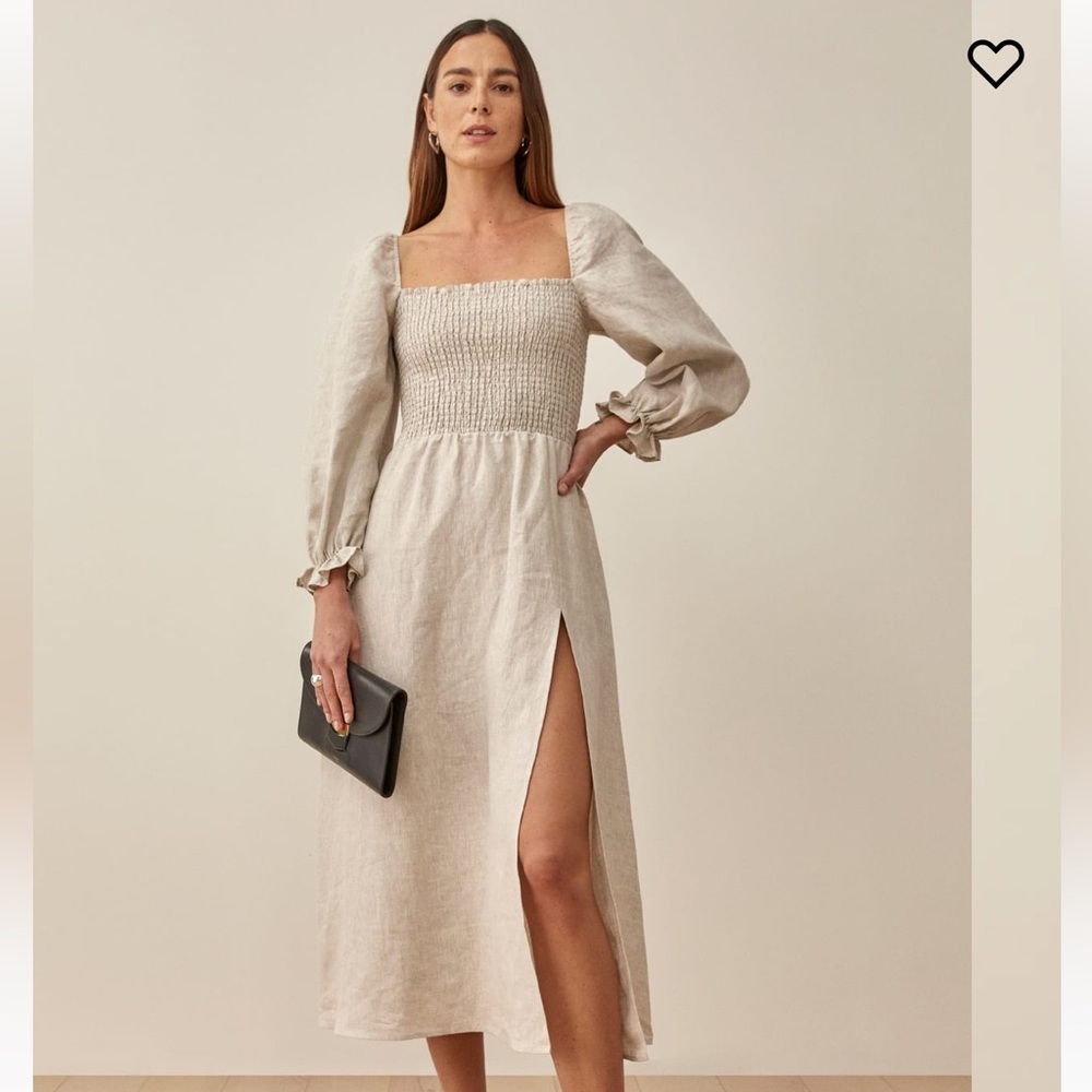 Reformation 'Gitane Linen Dress'